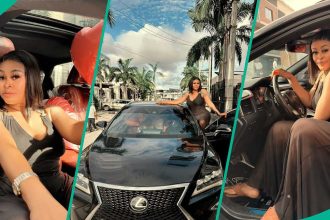 Sarah Martins Buys Luxury Whip Within 12 Months of Staying in Lagos, Flaunts Pics, Elicits Talks