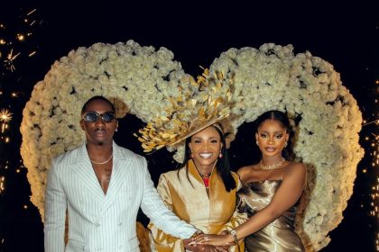 Iyabo Ojo welcomes Priscilla, Grandson, and Juma to Lagos in Grand style