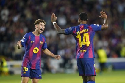 Barcelona vs Olympiacos: Rashford and Fermin star as Barcelona romp Greek opposition
