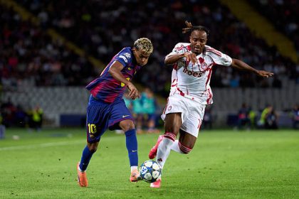 Barcelona Batters Olympiacos on Onyemaechi’s Champions League Debut