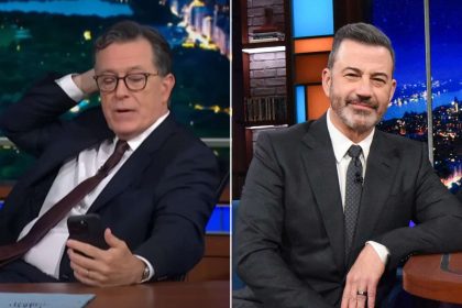 Stephen Colbert Shares Footage of Moment He Learned of Jimmy Kimmel’s Suspension