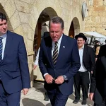 Trump’s religious freedom ambassador nominee Mark Walker visits Israel
