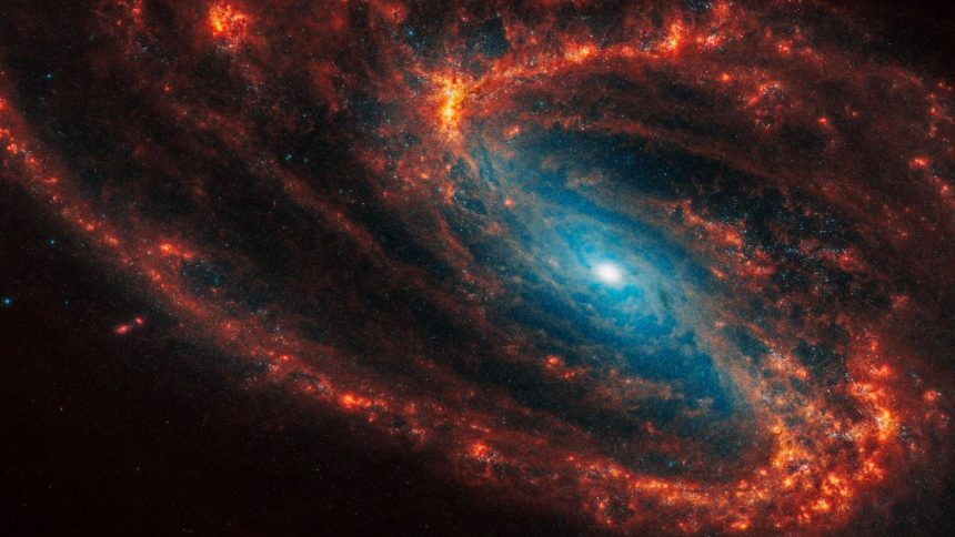 James Webb telescope finds ‘remarkable’ evidence that a black hole plowed through a galaxy, leaving an enormous scar behind