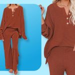 This ‘Cozy’ Waffle-Knit Lounge Set Is Now Just  at Amazon