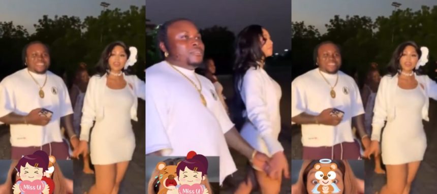 Social Media Erupts as Regina Daniels Spotted with Mystery Man Amid Marriage Crisis Rumours