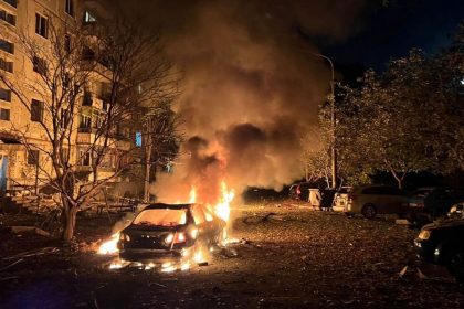 At least five killed in Ukraine after Russian missile and drone attack – as Poland forced to scramble jets | World News
