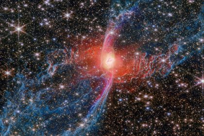 James Webb Space Telescope spots the haunting Red Spider Nebula with 3-light-year-long legs