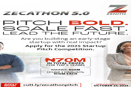 Zenith Bank announces ₦70 million Zecathon to accelerate Africa’s startup growth