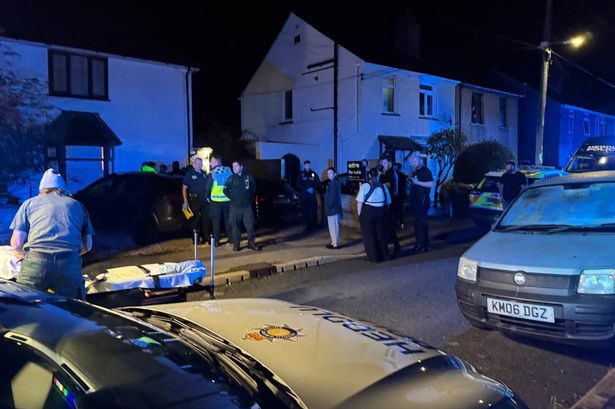 Caldicot police descend on town with '9 ambulances on scene' in major incident