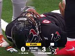 Texans QB CJ Stroud suffers brutal head injury in collision with Broncos rival that sparked melee