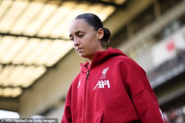 Liverpool women’s star is rushed to hospital after suffering horror injury – causing WSL match to be delayed for over 10 minutes