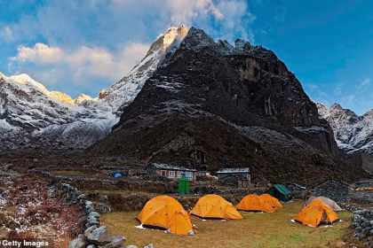 Five tourists among seven killed when avalanche obliterates Himalayan climbers’ base camp
