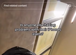 iPhone alarm glitch leaves furious users facing a surprise lie-in – as Celebrity Traitors star Cat Burns vents ‘what is going on?’