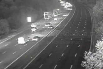 M6 traffic LIVE: Chaos as major motorway closed after 'serious collision'