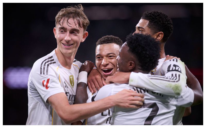 Real Madrid vs Valencia – Mbappe continues scoring streak as Los Blancos cruise to victory