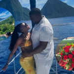 Forever to go – Melissa Jefferson-Wooden and husband celebrate their first wedding anniversary in Julien Alfred’s beautiful country of Saint Lucia
