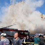 Worker pulled from partially collapsed medieval tower in Rome