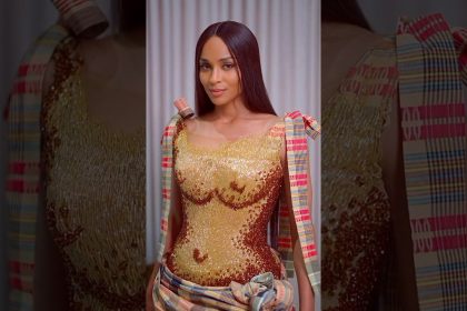 Ciara Becomes an Iria Maiden in a Custom Tubo Dress Inspired by Ijaw Culture 