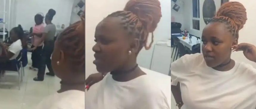 “Bring Her Money Now!” – Man Causes Scene at Company Over Girlfriend’s Unpaid Job