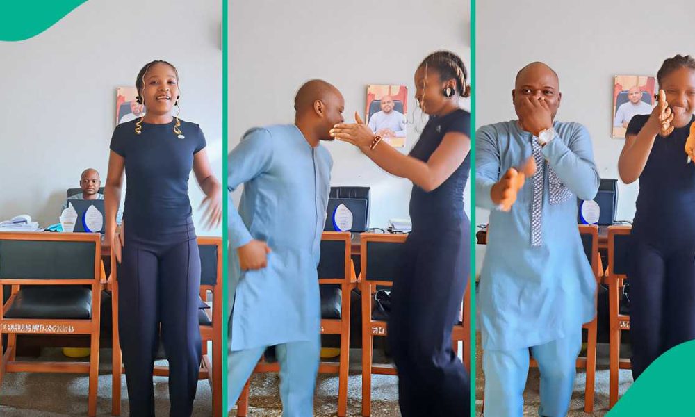 Video Shows Moment Lecturer Jumped on Popular TikTok Trend With Female Student in His Office