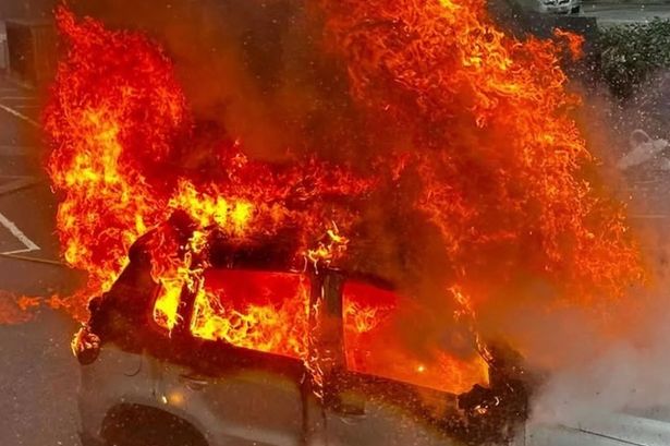 BREAKING: Tesco car park fire drama as 999 crews race to tackle Boxing Day inferno