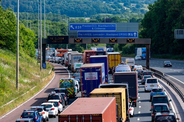 M6 traffic LIVE as huge stretch of major motorway closed after horror crash