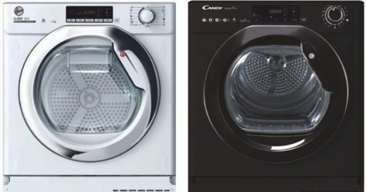 Thousands of UK tumble dryers ‘must not be used’ due to ‘fire risk’