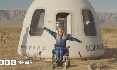 Engineer becomes first wheelchair user to go to space