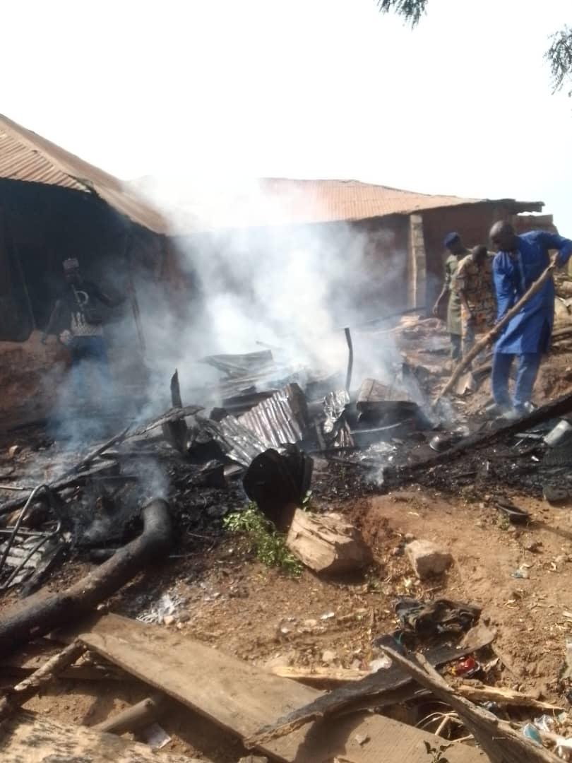 Oyo: Fire ravages mechanic workshop in Ogbomoso