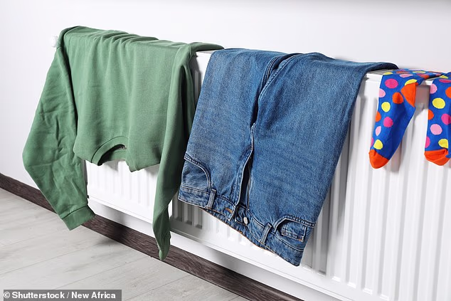 You’ve been drying your clothes wrong! Experts reveal the correct way to hang out your washing – and why you should NEVER put damp items on radiators