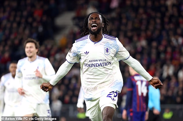 Basel 1-2 Aston Villa: Roger Federer watches Europe’s in-form team overcome his local side as Evann Guessand and Youri Tielemans strike to keep European odyssey motoring