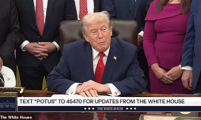 Trump shrugs at sickening Epstein photo dump that included his likeness on ‘huge’ condoms: ‘I know nothing’