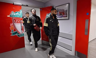 Frustrated Mohamed Salah trudges into Anfield after being benched AGAIN by Arne Slot against Brighton – as pundits tear into moody Liverpool forward: ‘You can’t have him around the club’
