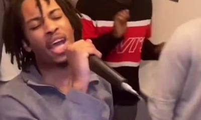 Drill rapper serving 24-year sentence over multiple shootings becomes ‘prison influencer’ as he brazenly posts karaoke videos from his cell