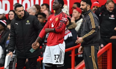 Ruben Amorim hits back at former Man United stars’ criticism of Kobbie Mainoo’s lack of minutes: ‘Sometimes they don’t have all the information’