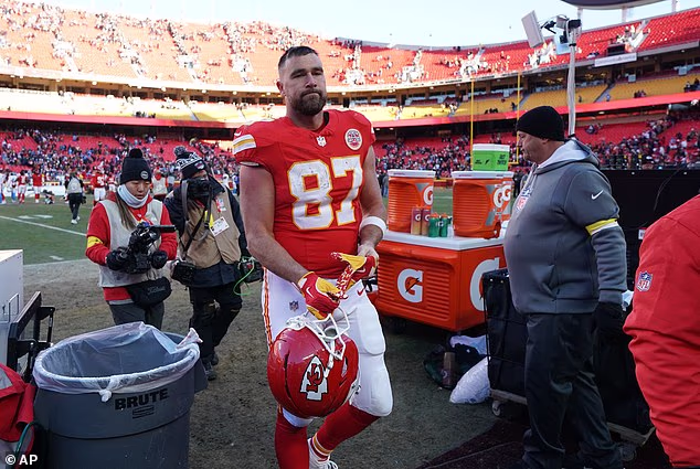 Travis Kelce refuses to speak to reporters again moments after Chiefs’ latest loss condemned playoff hopes