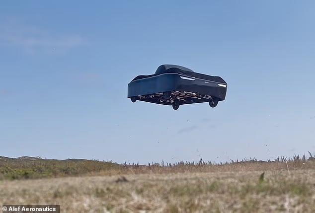 ‘World’s first’ flying car begins production! Futuristic £235,000 vehicle that lets drivers FLY over traffic jams is being hand-assembled in the US
