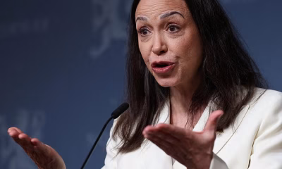 Nobel Peace Prize winner is treated in Norway after suffering fractured vertebra during her escape from Venezuela in small fishing boat