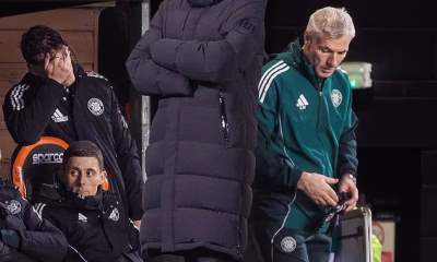 Dundee United 2-1 Celtic: No-wins Nancy is now reaching the point of no return after a fourth-straight defeat – with Wilfried withering fans are demanding the return of Martin O’Neill, writes STEPHEN HALLIDAY