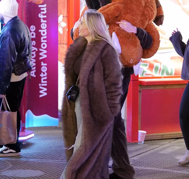 Cole Palmer’s new girlfriend revealed as England player goes incognito on festive date at Winter Wonderland with beauty specialist who looks just like his ex Connie Grace
