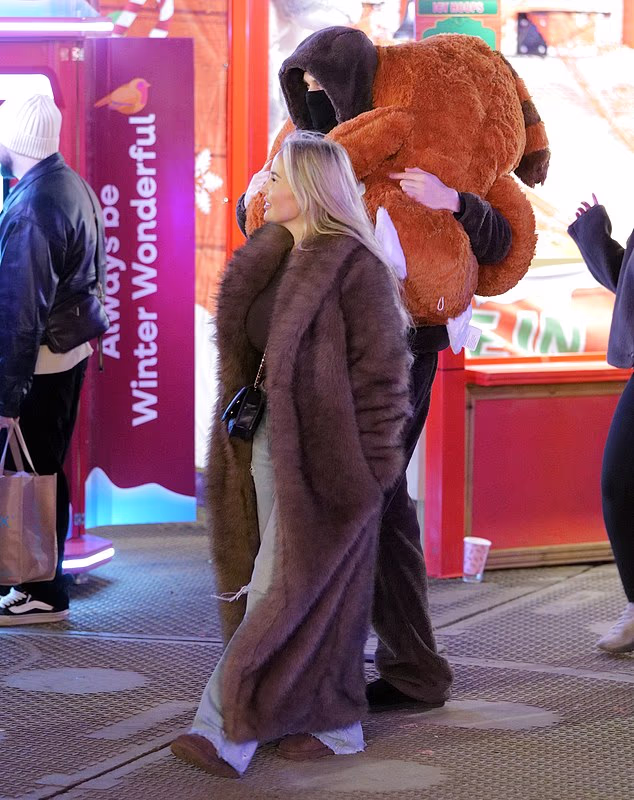 Cole Palmer’s new girlfriend revealed as England player goes incognito on festive date at Winter Wonderland with beauty specialist who looks just like his ex Connie Grace