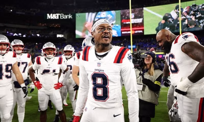 Stefon Diggs sneaks out of blue medical tent to avoid in-game exam as Patriots clinch playoff berth vs Ravens