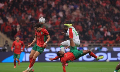 Watch sensational overhead kick as hosts Morocco secure nervy victory to open AFCON