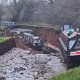 Major incident declared in Shropshire as huge sinkhole swallows canal