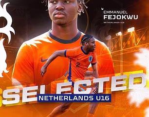 England locked in fierce battle to secure West Ham wonderkid, 15, hailed as one of the country’s most promising defenders amid Netherlands interest