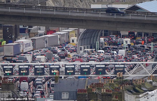 The final rush for home: Traffic will hit its busiest in five years today with 4.2million getaways planned as experts say avoid roads between 11am and 7pm with airports packed and rail services finishing early