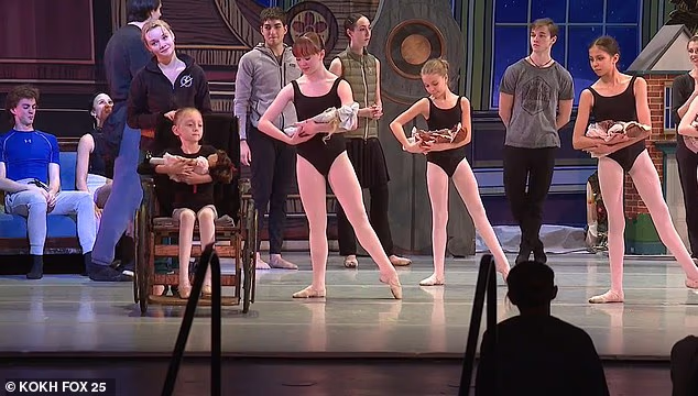 Terminally ill girl, 12, who achieved lifelong dream to star in The Nutcracker is given highest honor by ballet company