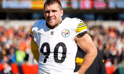 NFL star TJ Watt returns to practice just two weeks after being rushed to hospital with collapsed lung