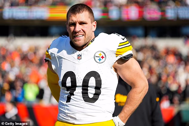 NFL star TJ Watt returns to practice just two weeks after being rushed to hospital with collapsed lung