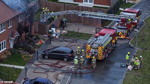 One child is dead and another is in hospital after house fire